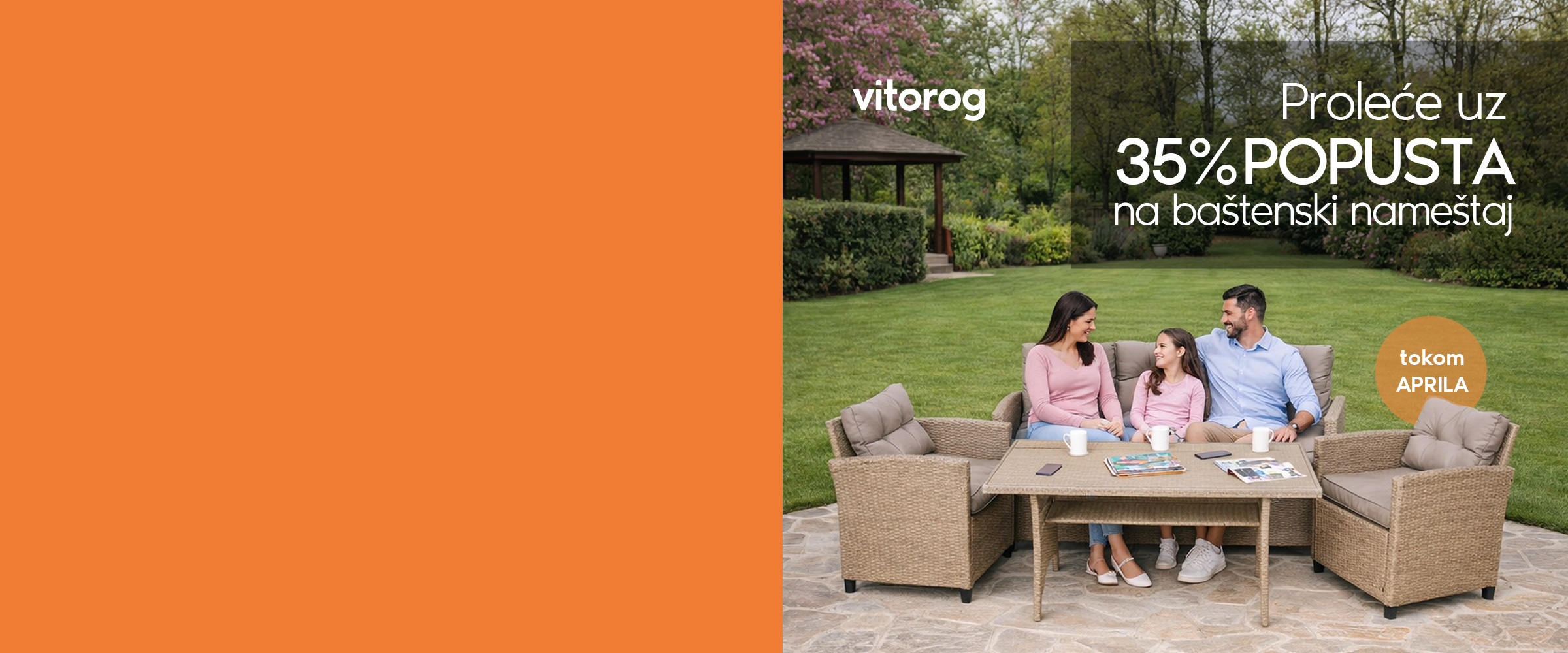Baštenski nameštaj – 35% popusta