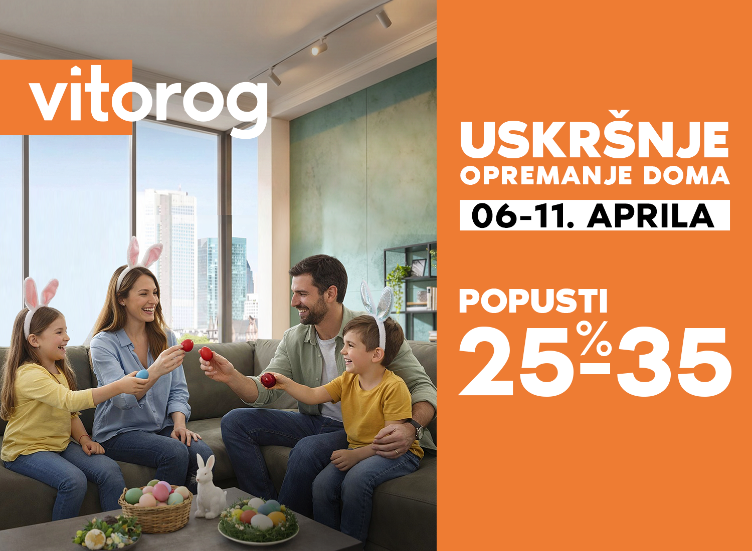 Uskršnje opremanje doma u Vitorogu!