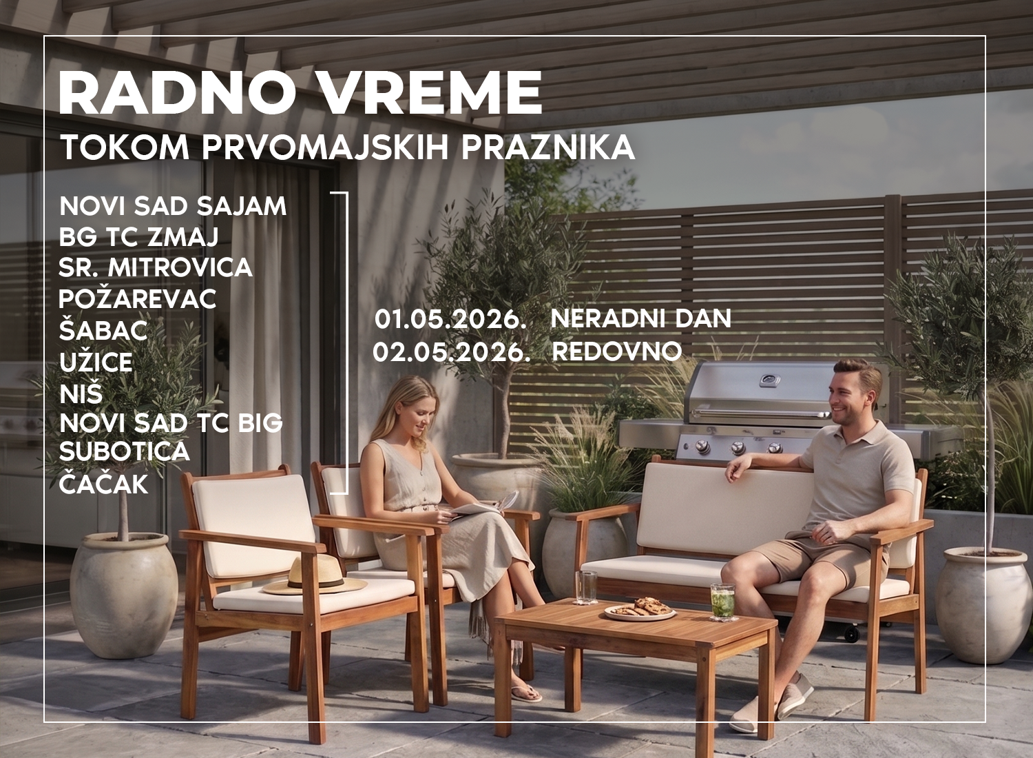 Izmenjeno radno vreme tokom prvomajskih praznika