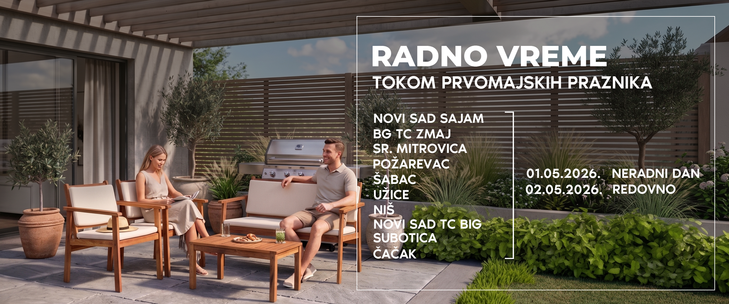 Izmenjeno radno vreme tokom prvomajskih praznika