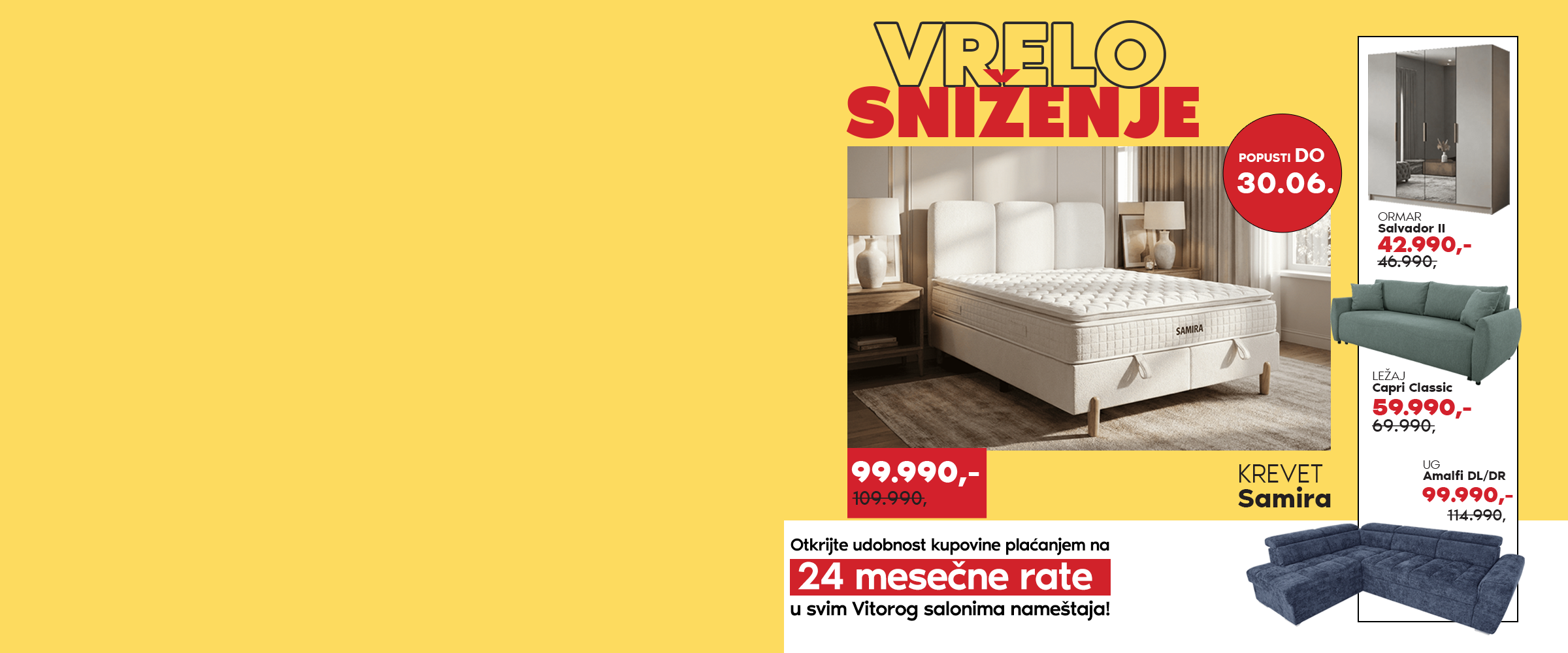 Vrelo sniženje traje do 30.06.