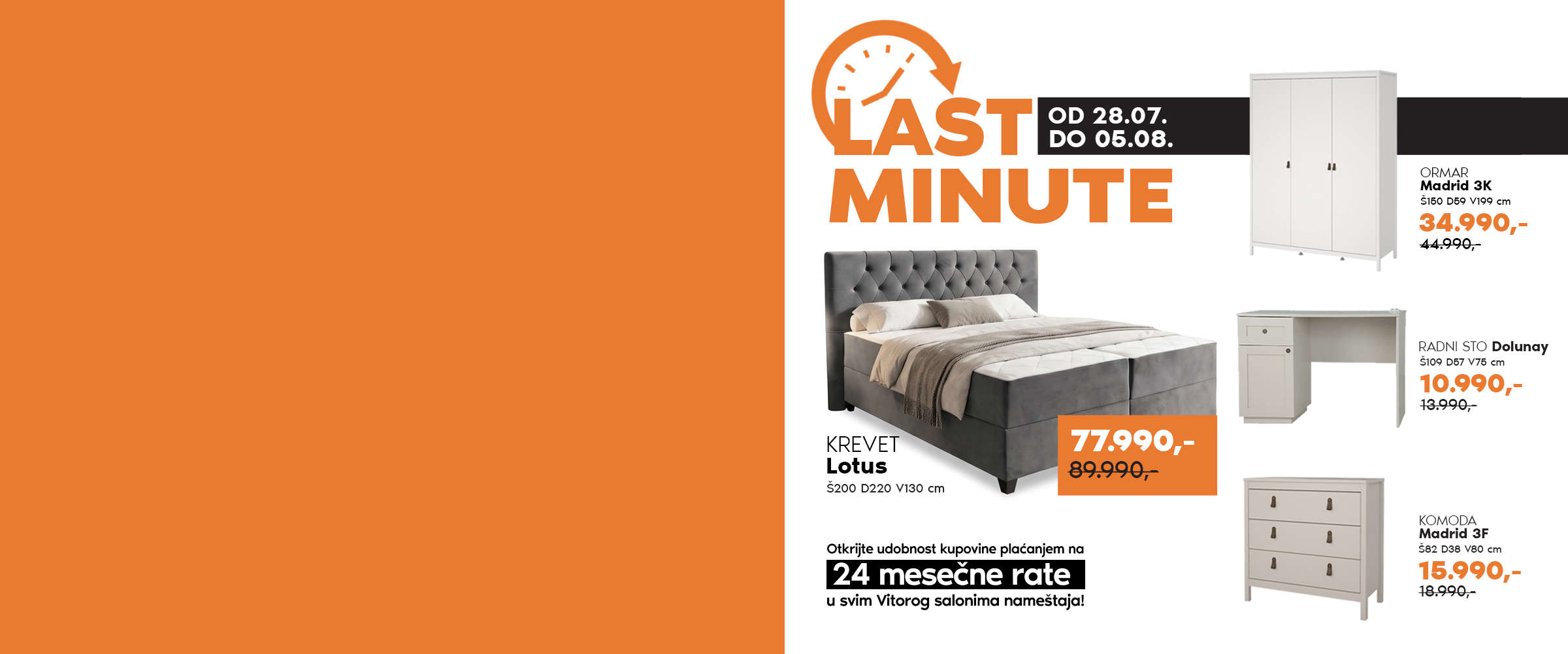 LAST MINUTE u Vitorogu!