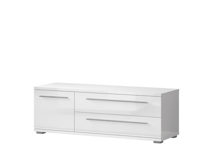 Tv komoda TV135-1K2F - Bela lak