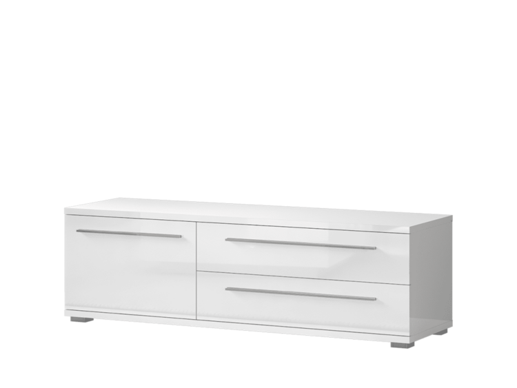 Tv komoda TV150-1K2F - Bela lak