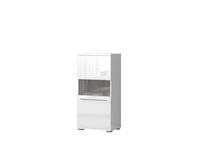 Vitrina V60-1KS - Bela lak
