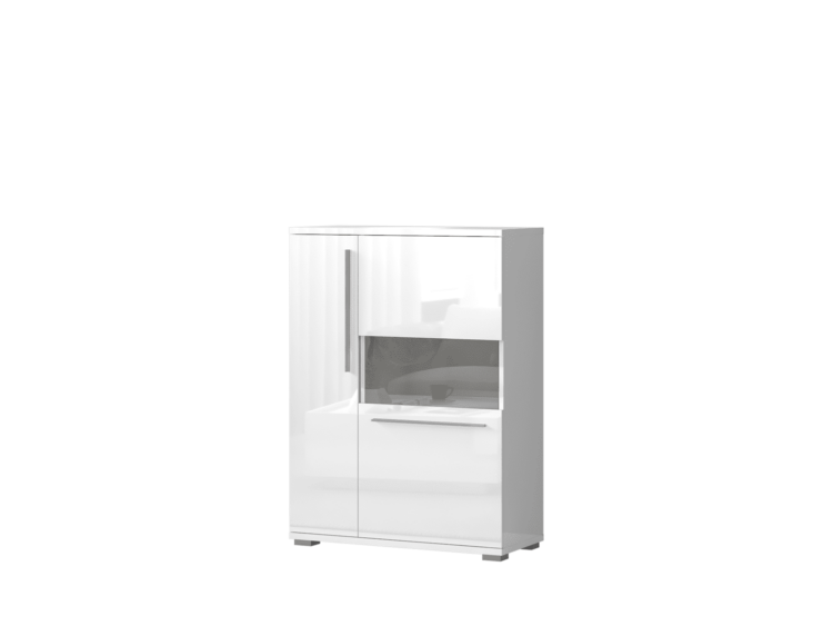 Vitrina V90-2KS - Bela lak
