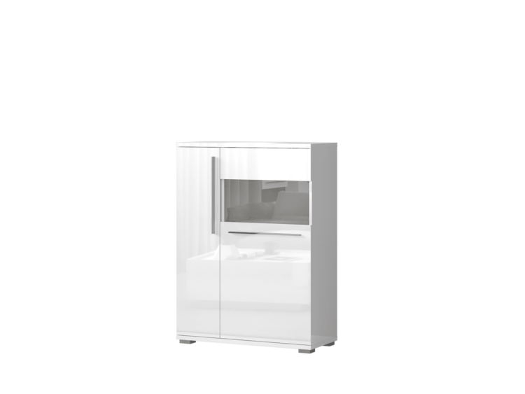 Vitrina V90-2KSV - Bela lak