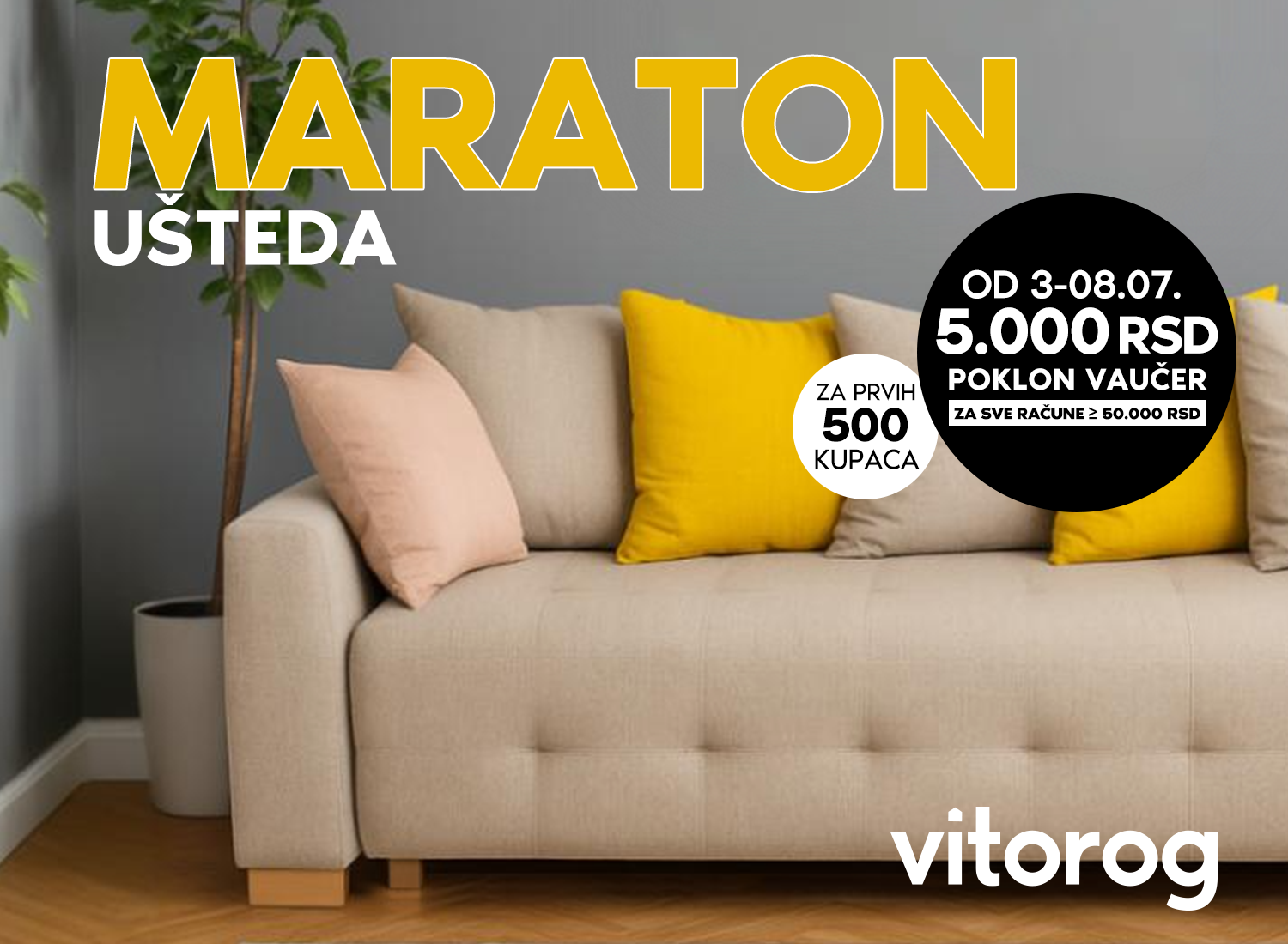 MARATON UŠTEDE!