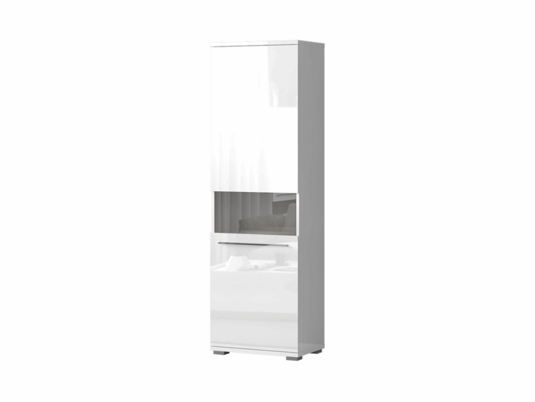 Vitrina V60XV-1KS - Bela lak